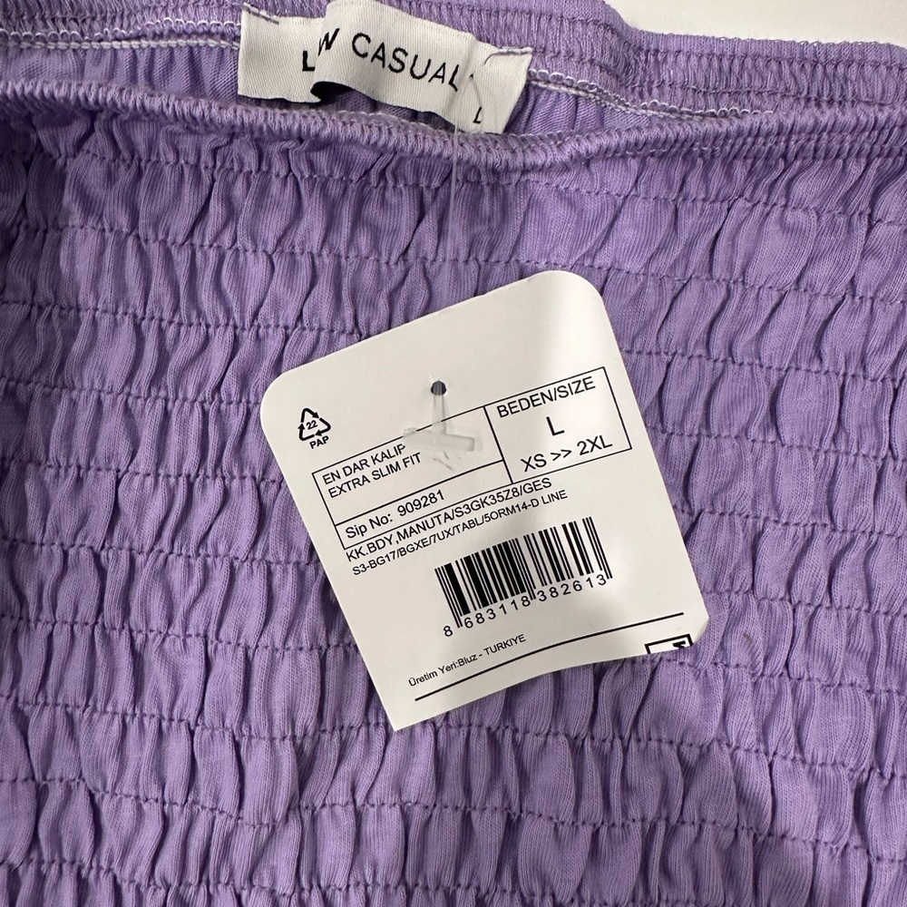 Purple Ruffle Top - Picture 3 of 3